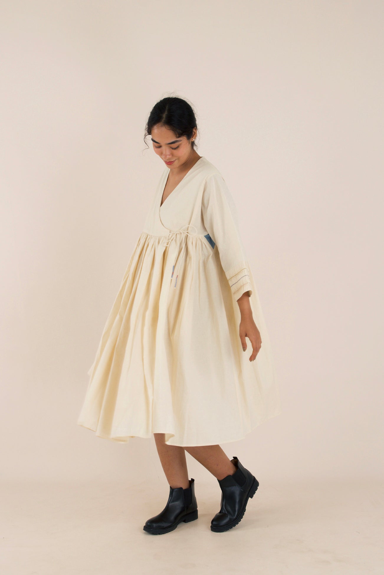 Soft vanilla dress