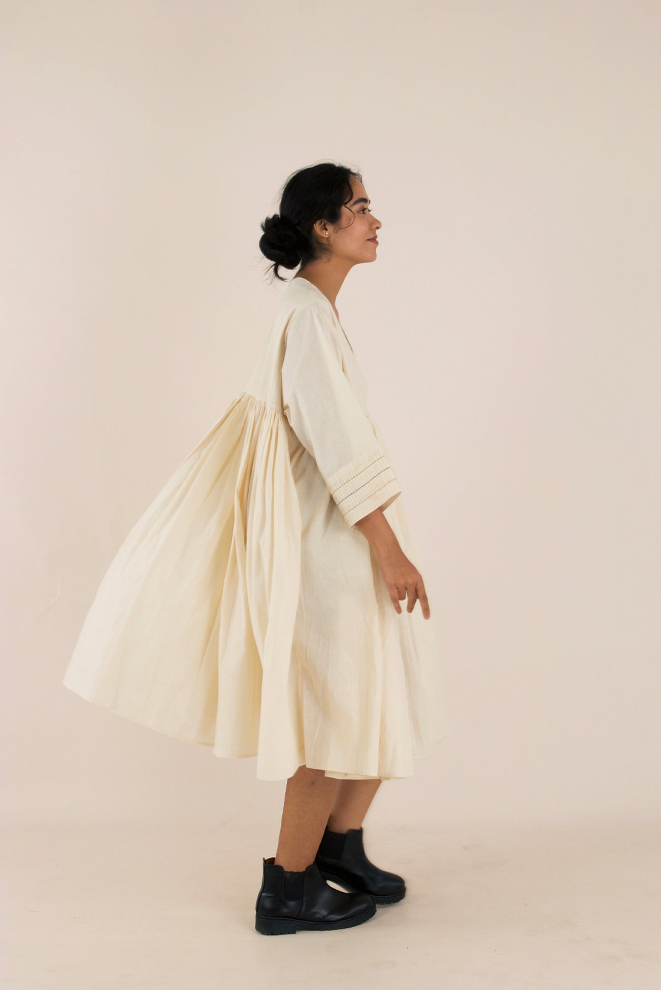 Soft vanilla dress