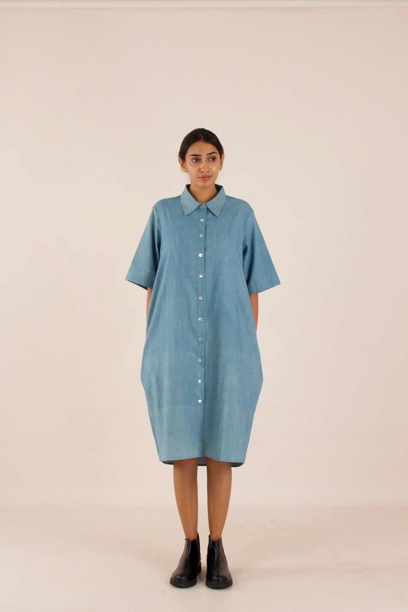 Blue wisp dress
