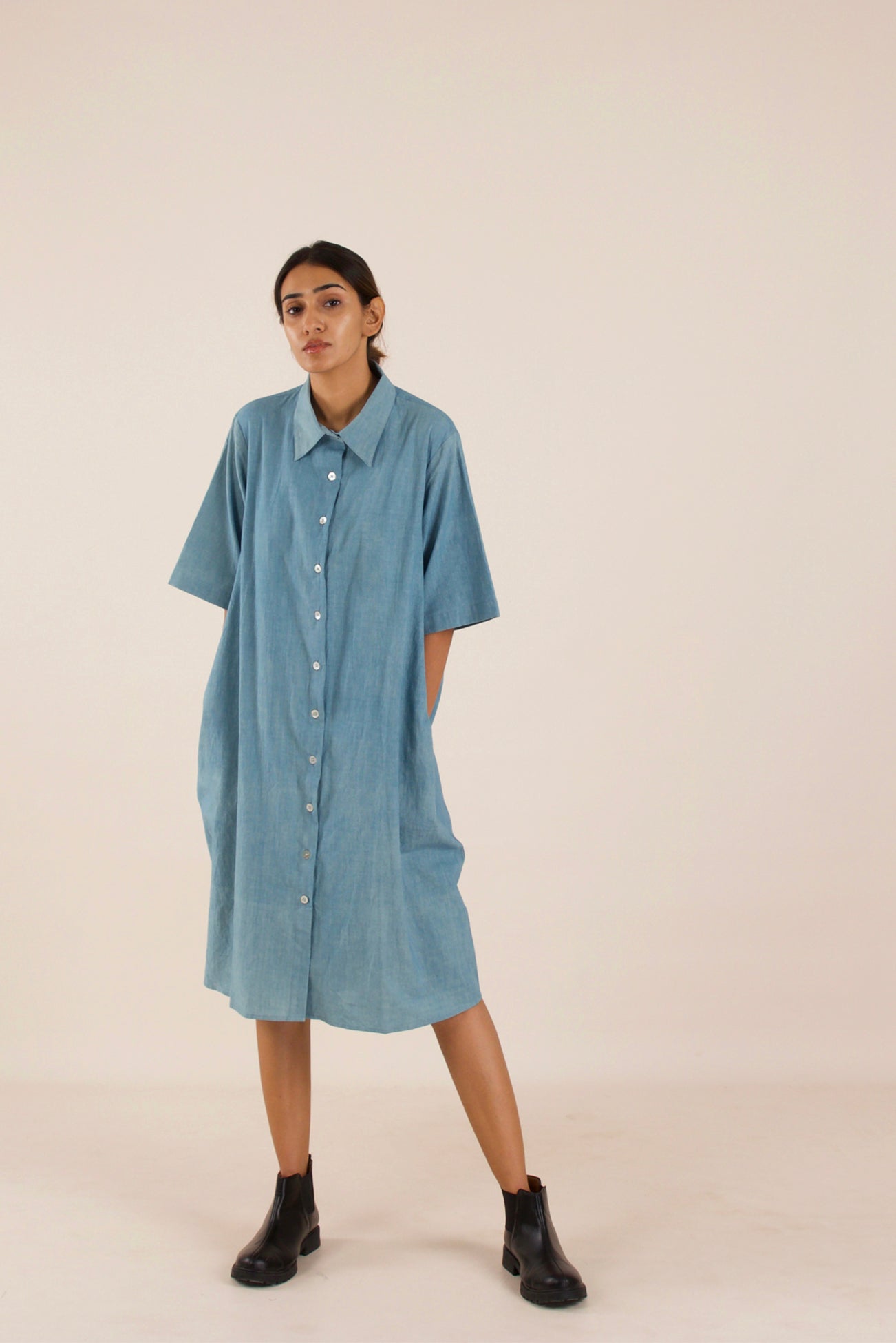 Blue wisp dress