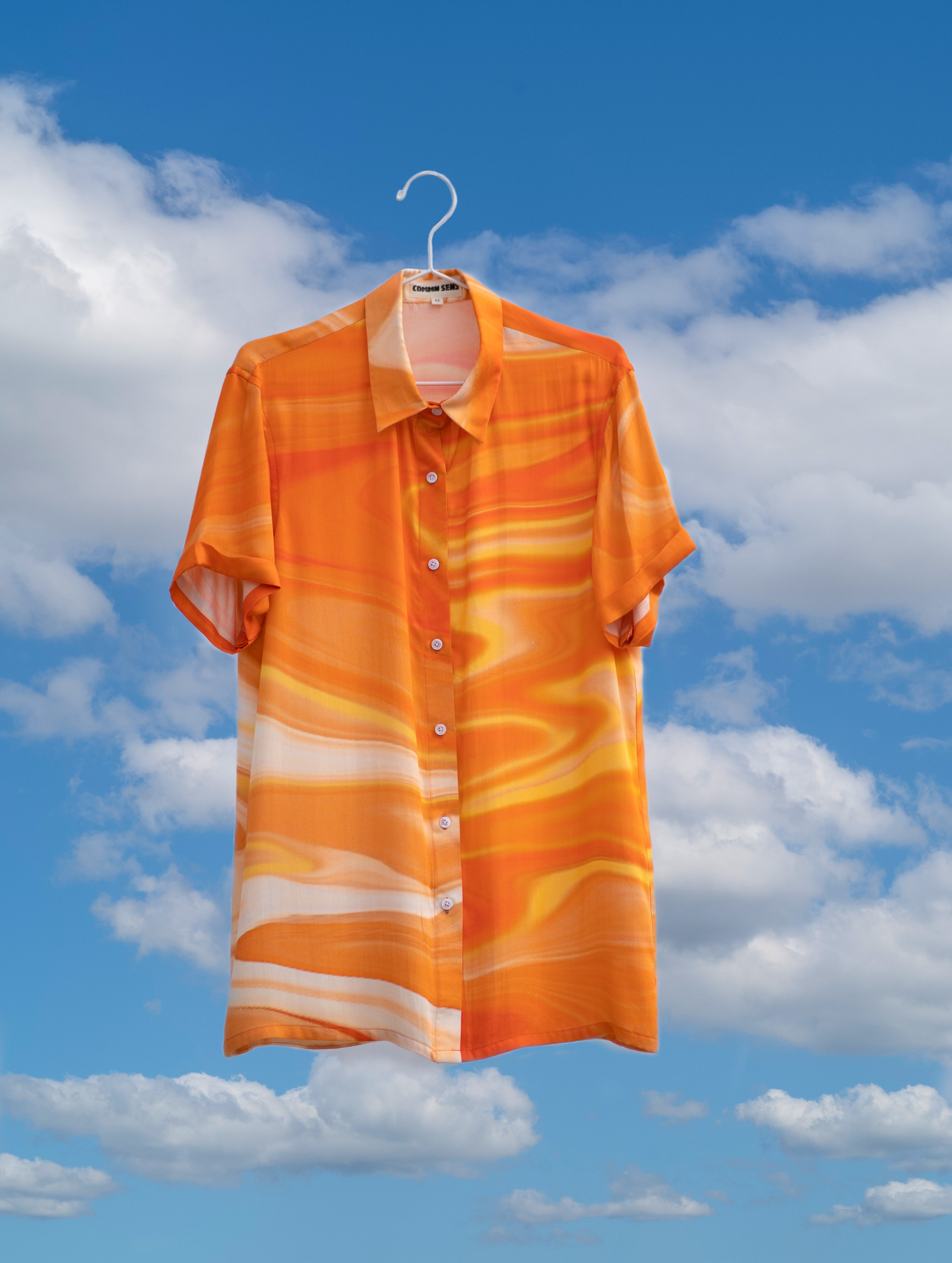 Orange marble shirt