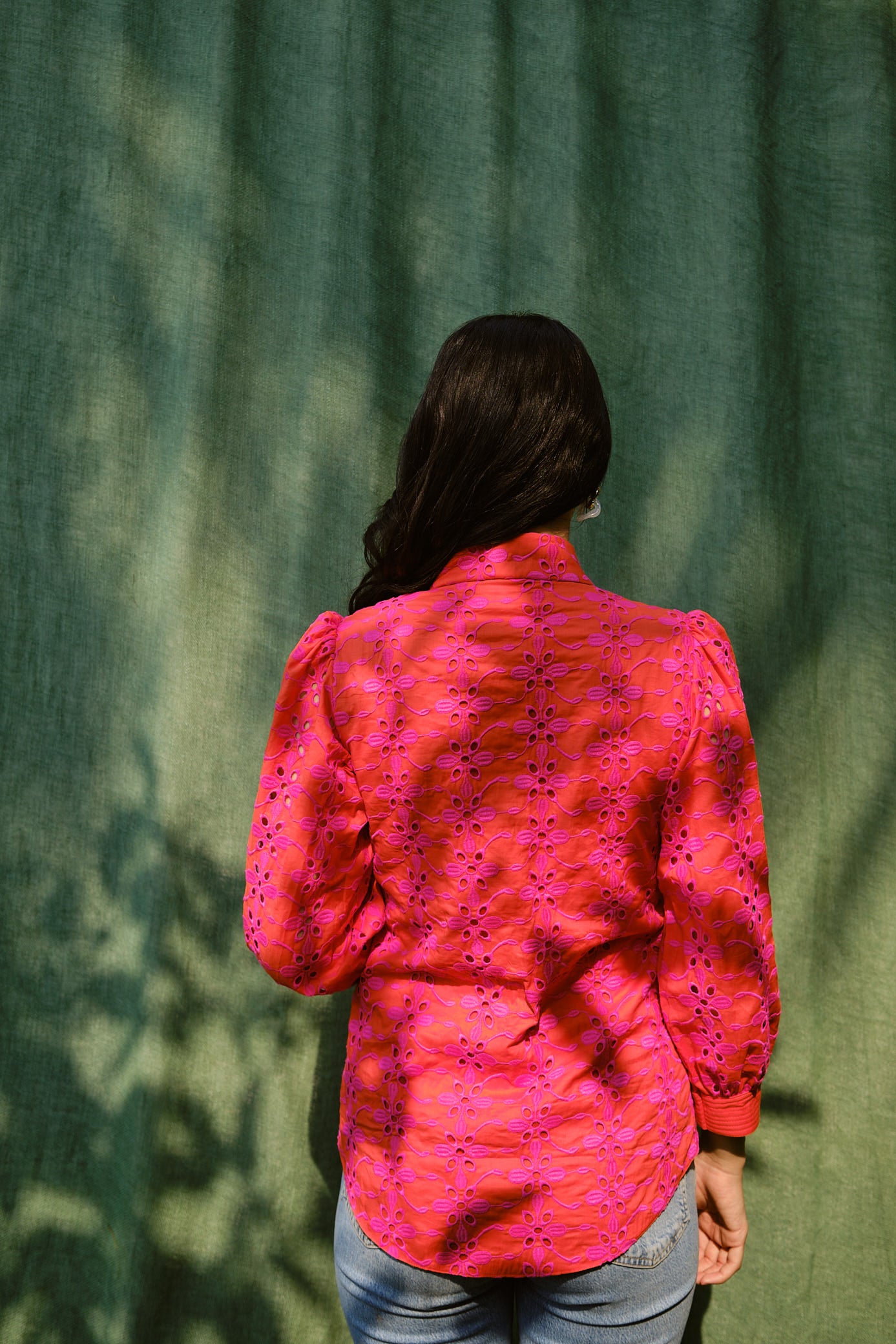 Tulip broderie shirt