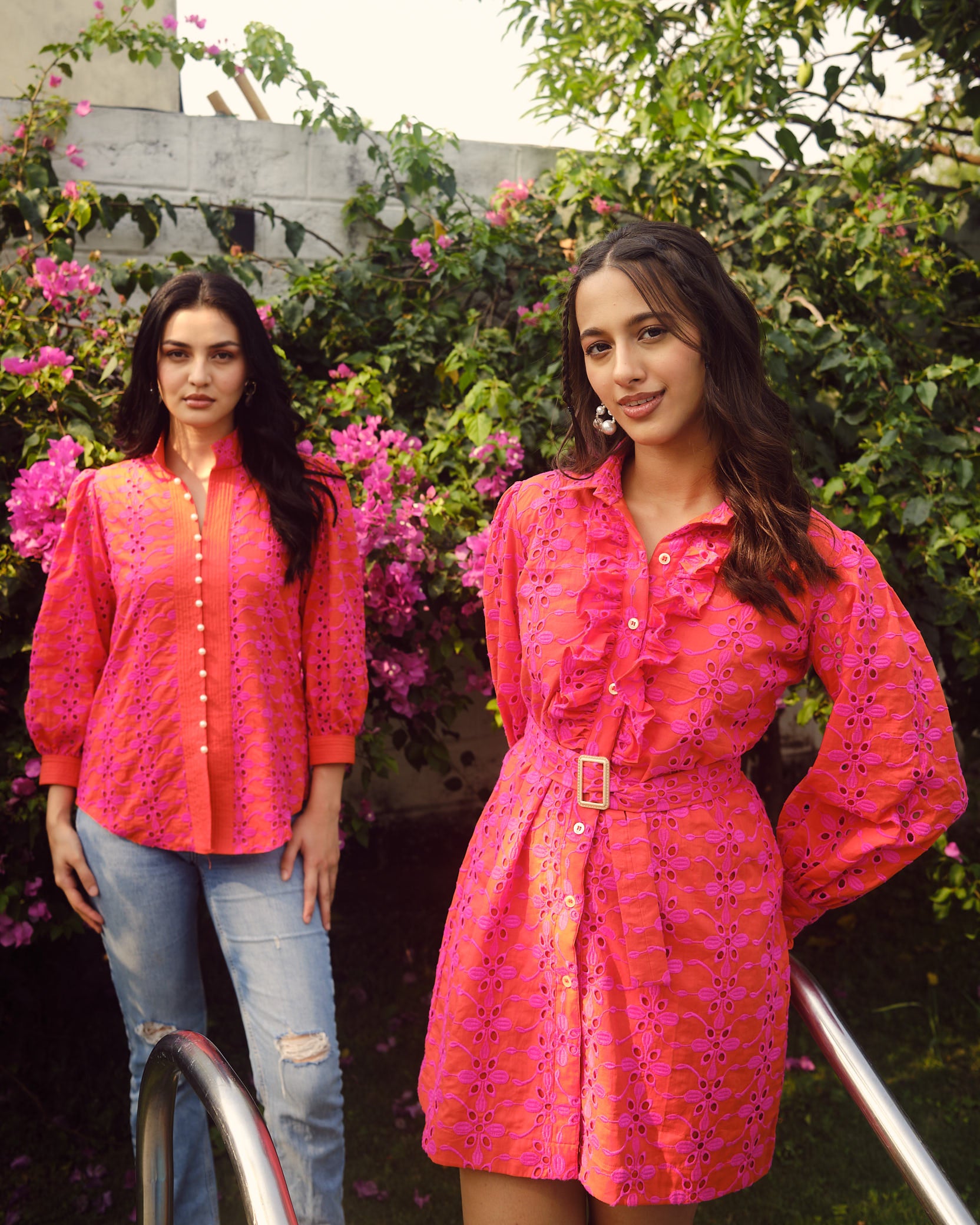 Tulip broderie dress