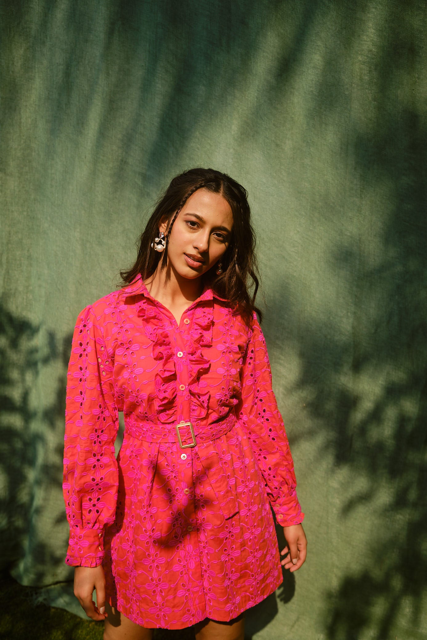 Tulip broderie dress