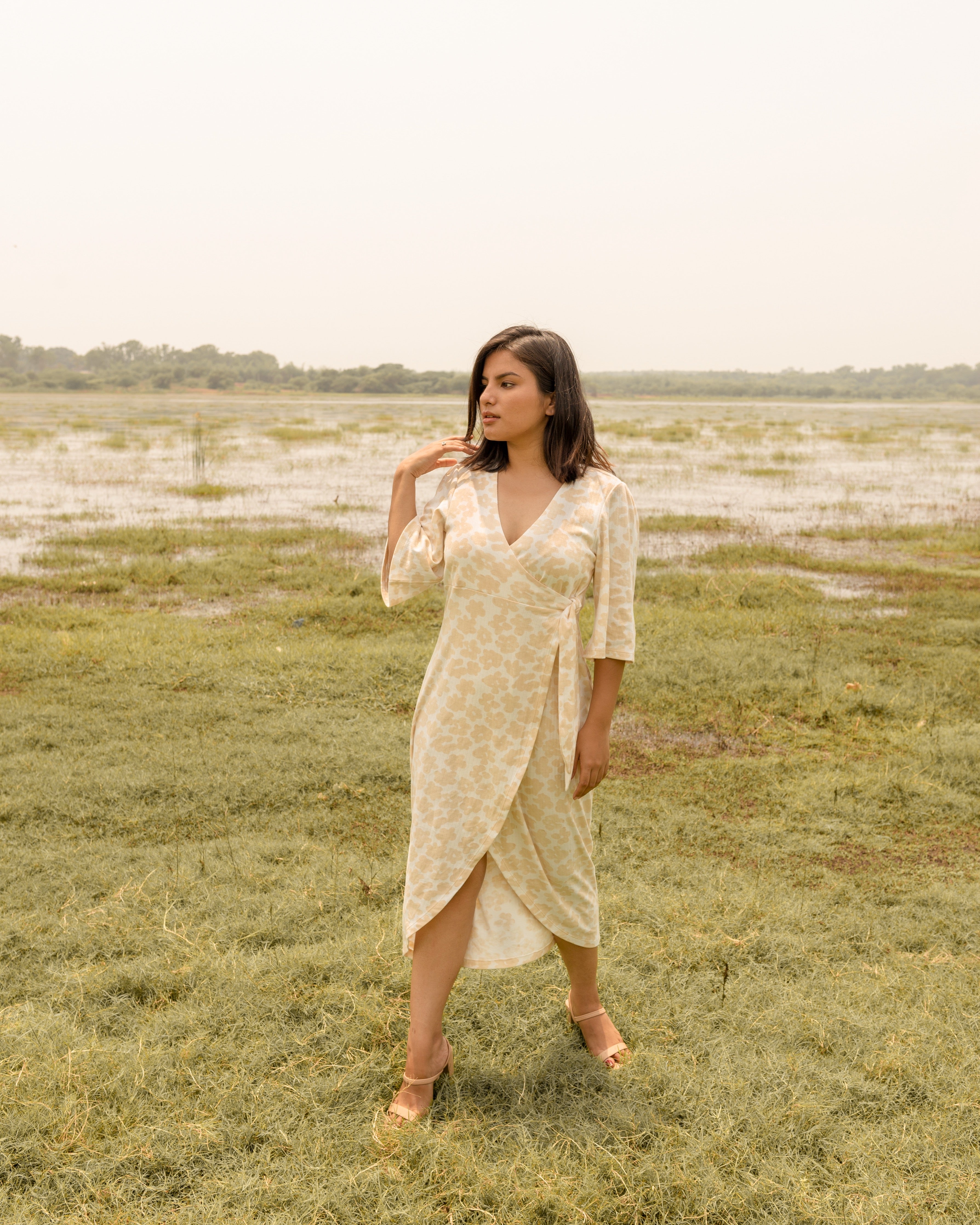 Buttercup wrap dress