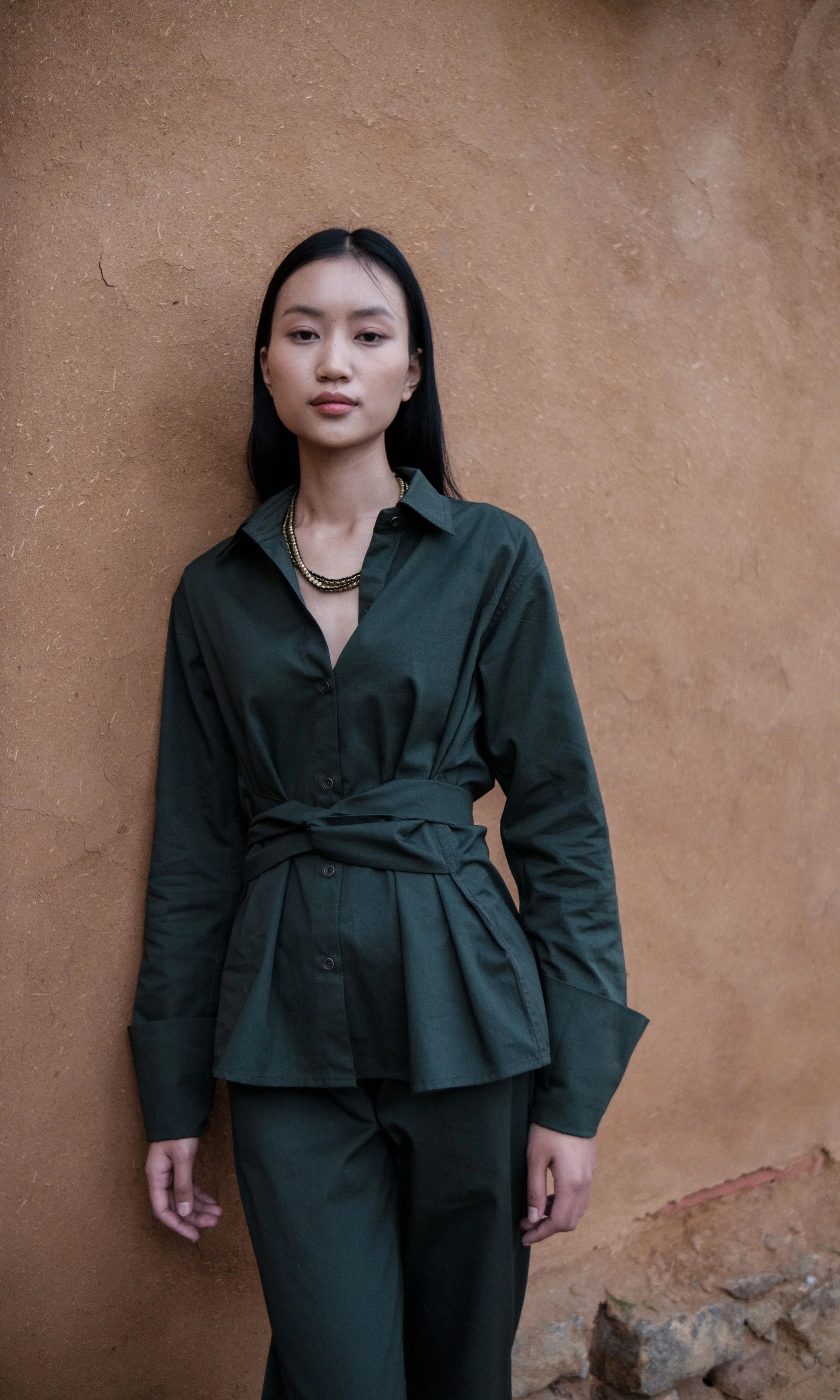 Nara Front Knot Shirt