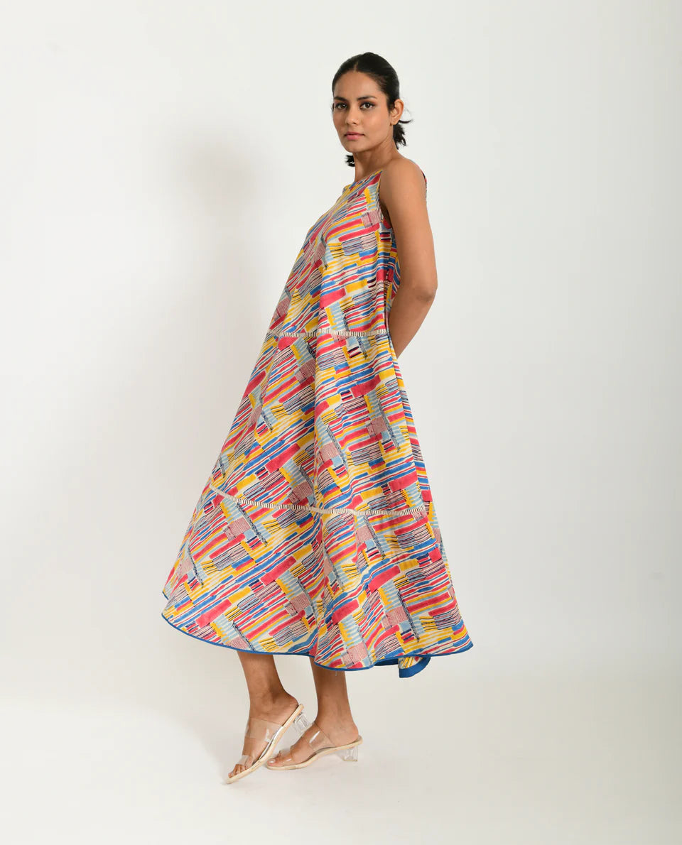 Scribble Hand Block Maxi