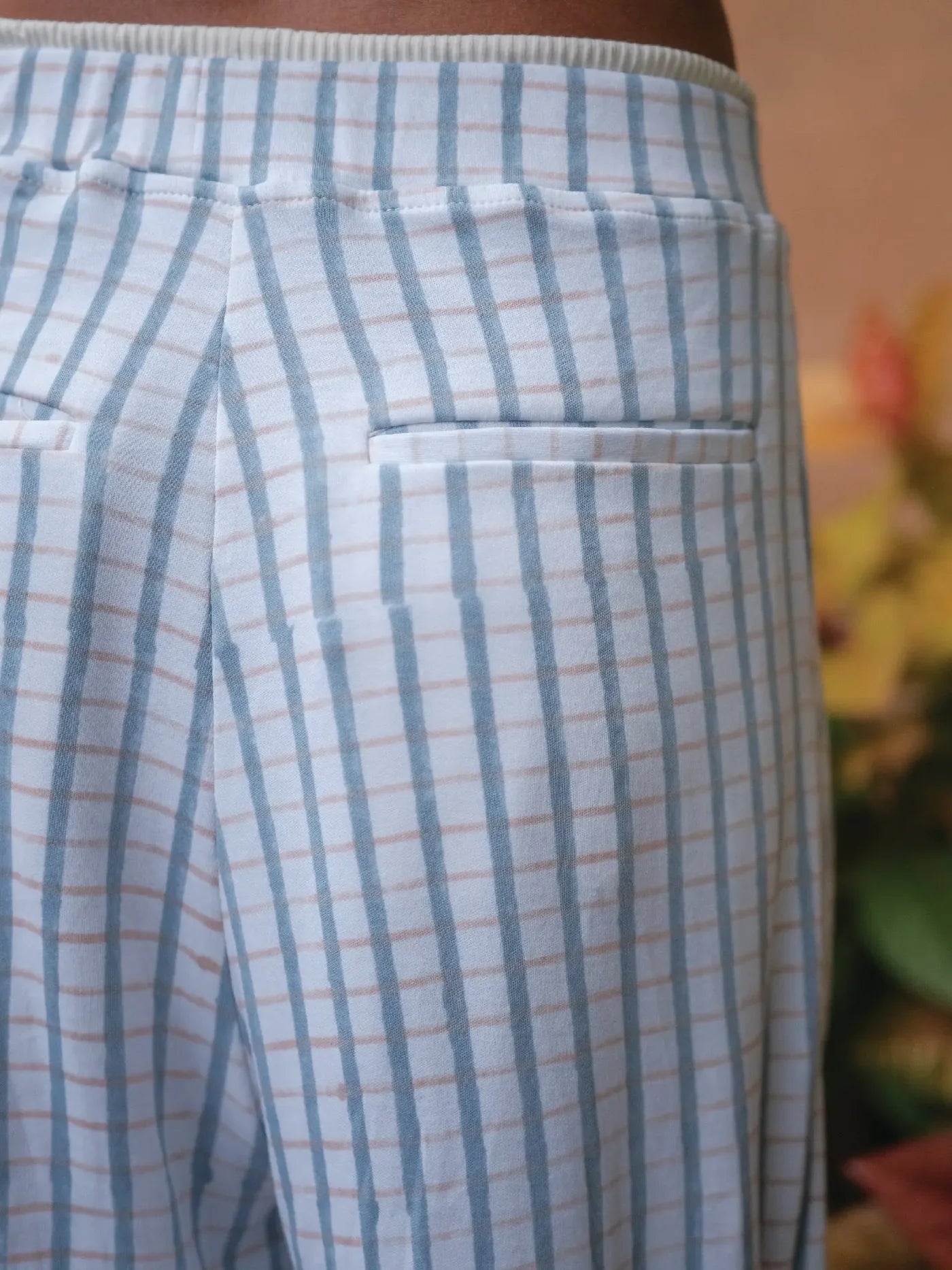 Double Waisted Wide Leg Trousers