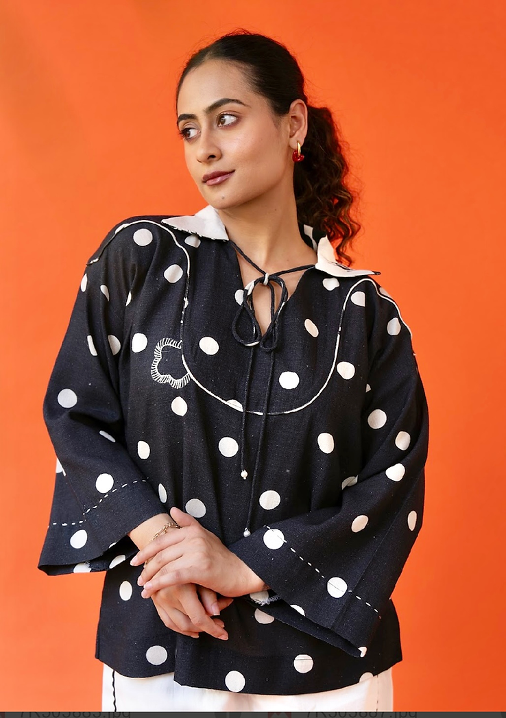 Polka Anchored Top