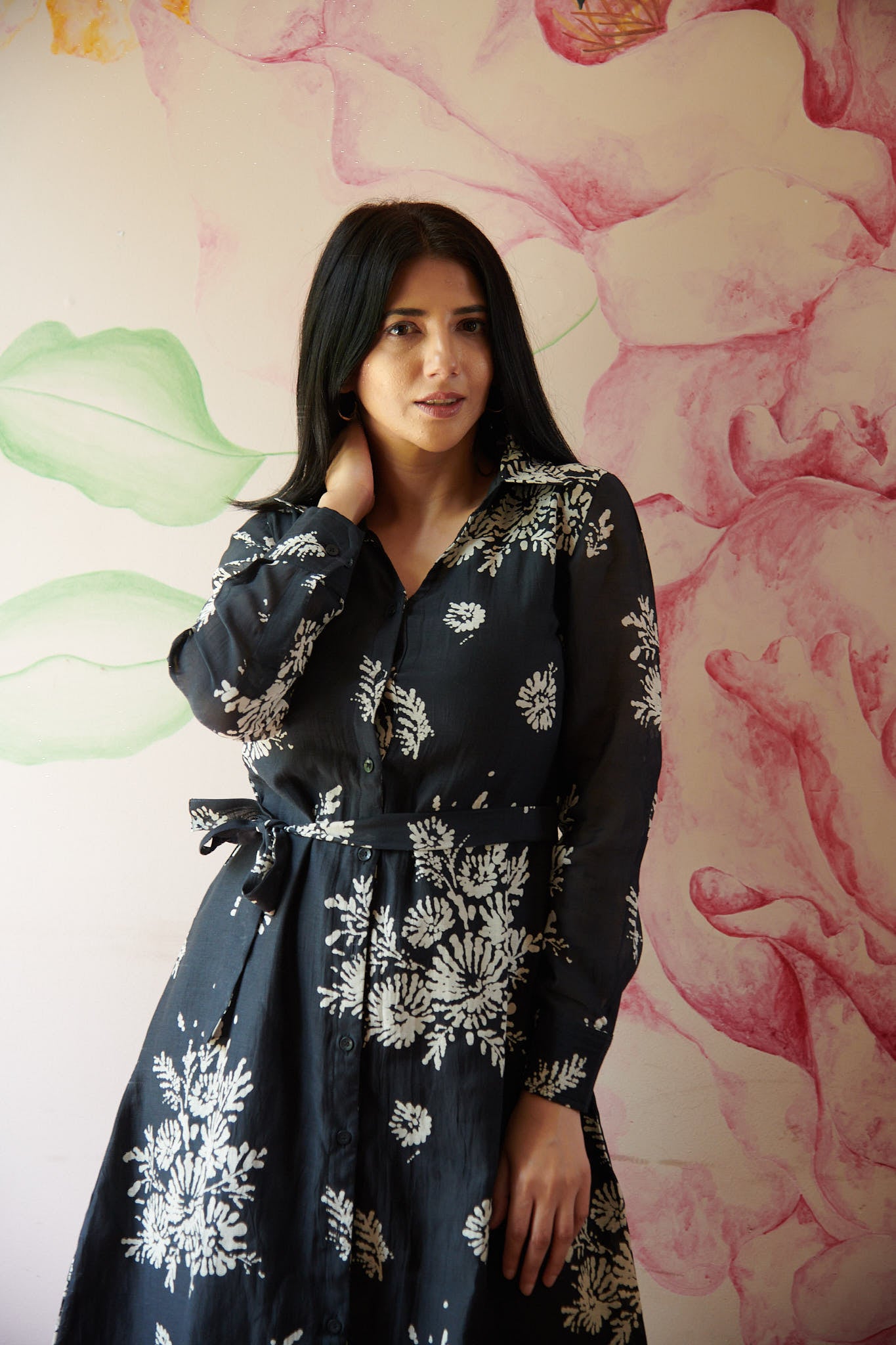 Black Button Down Dress