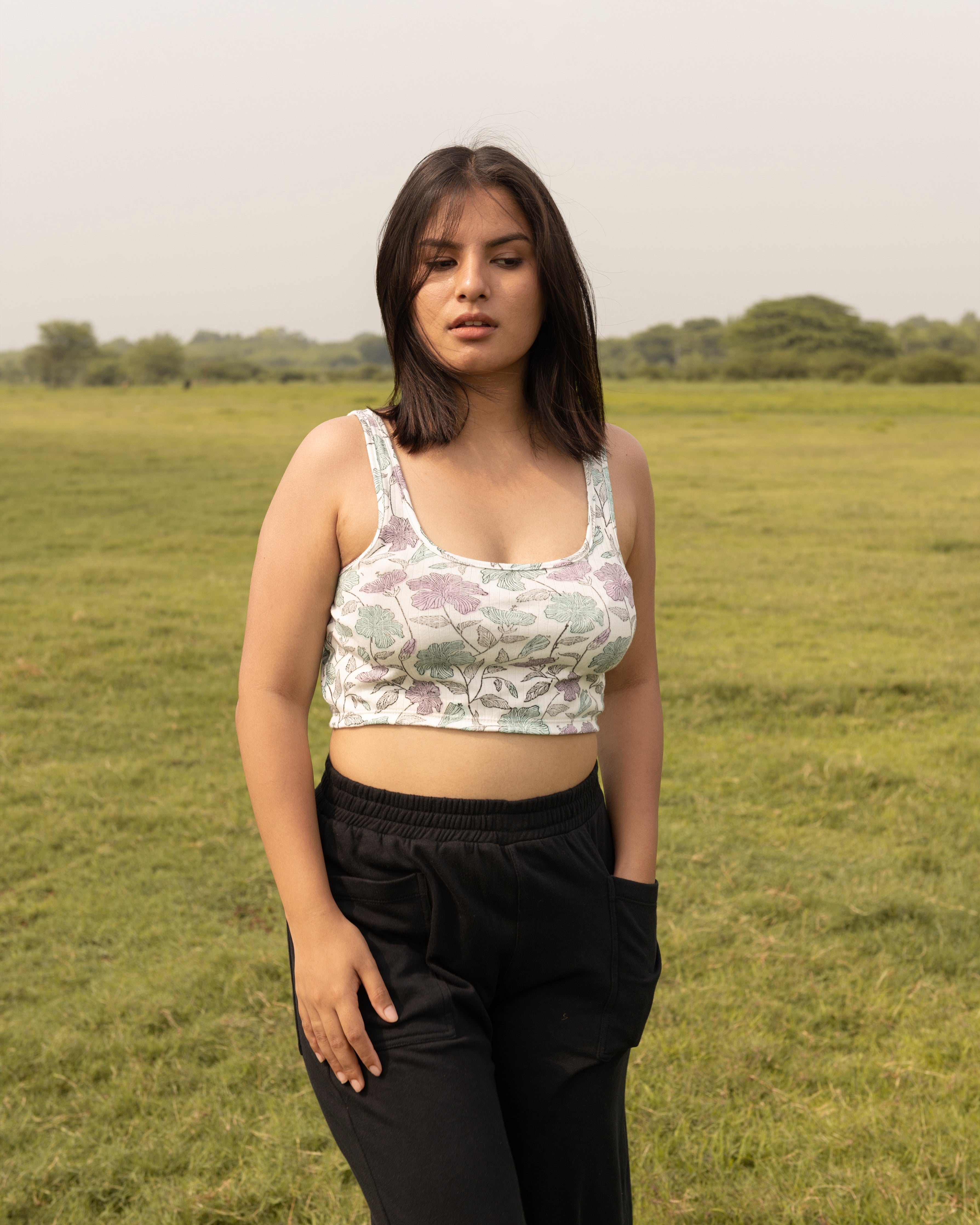 Roselle crop top