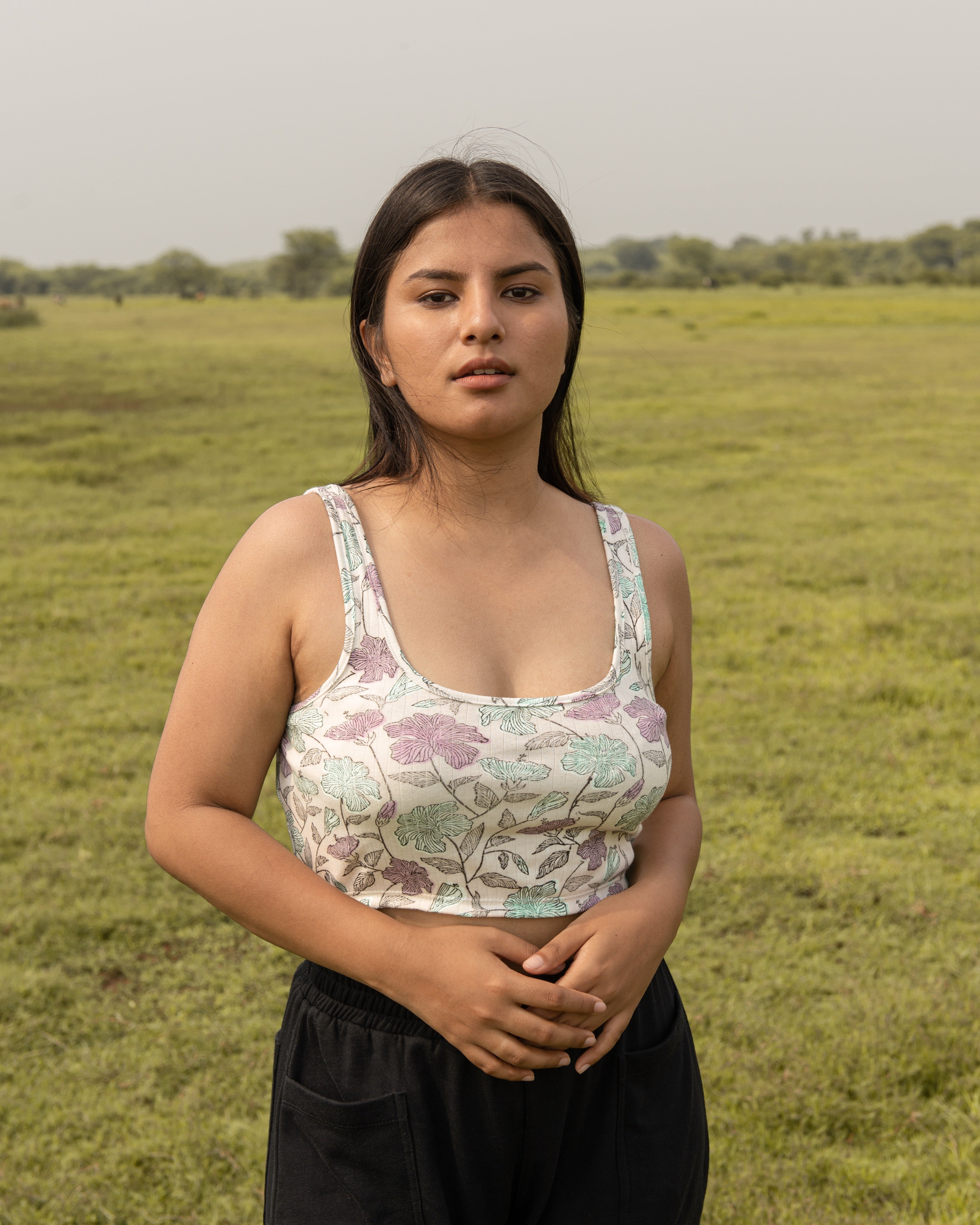 Roselle crop top