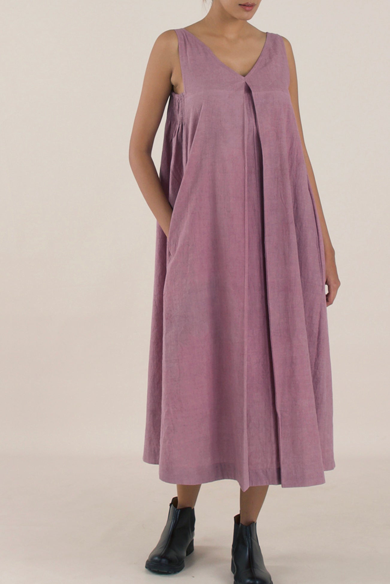 Velvet plum dress