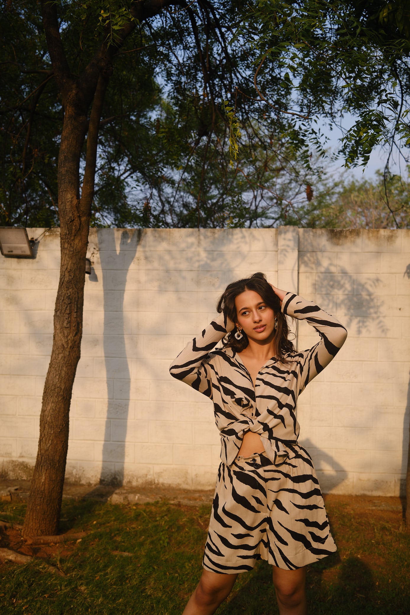 Animal print co-ord