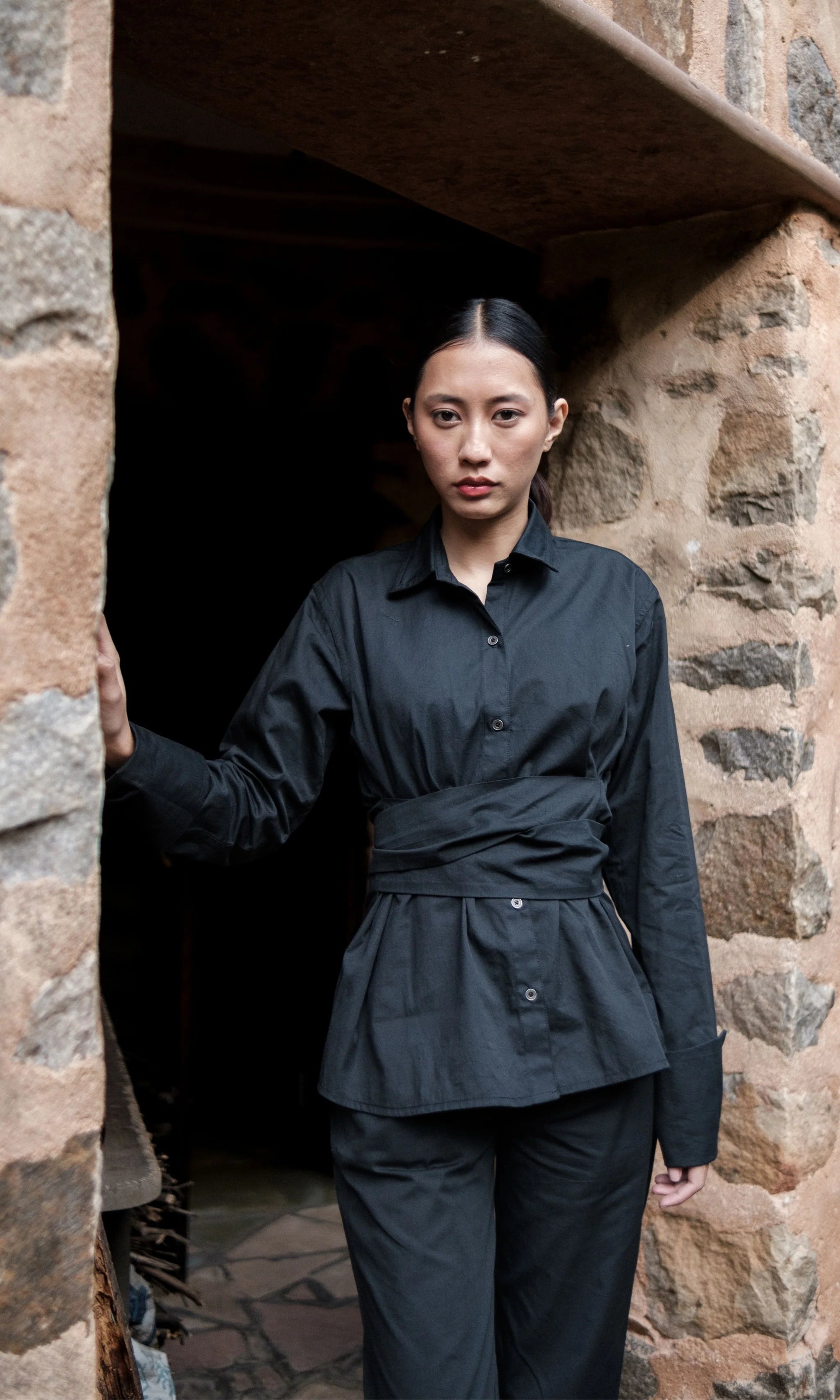 Nara Front Knot Shirt