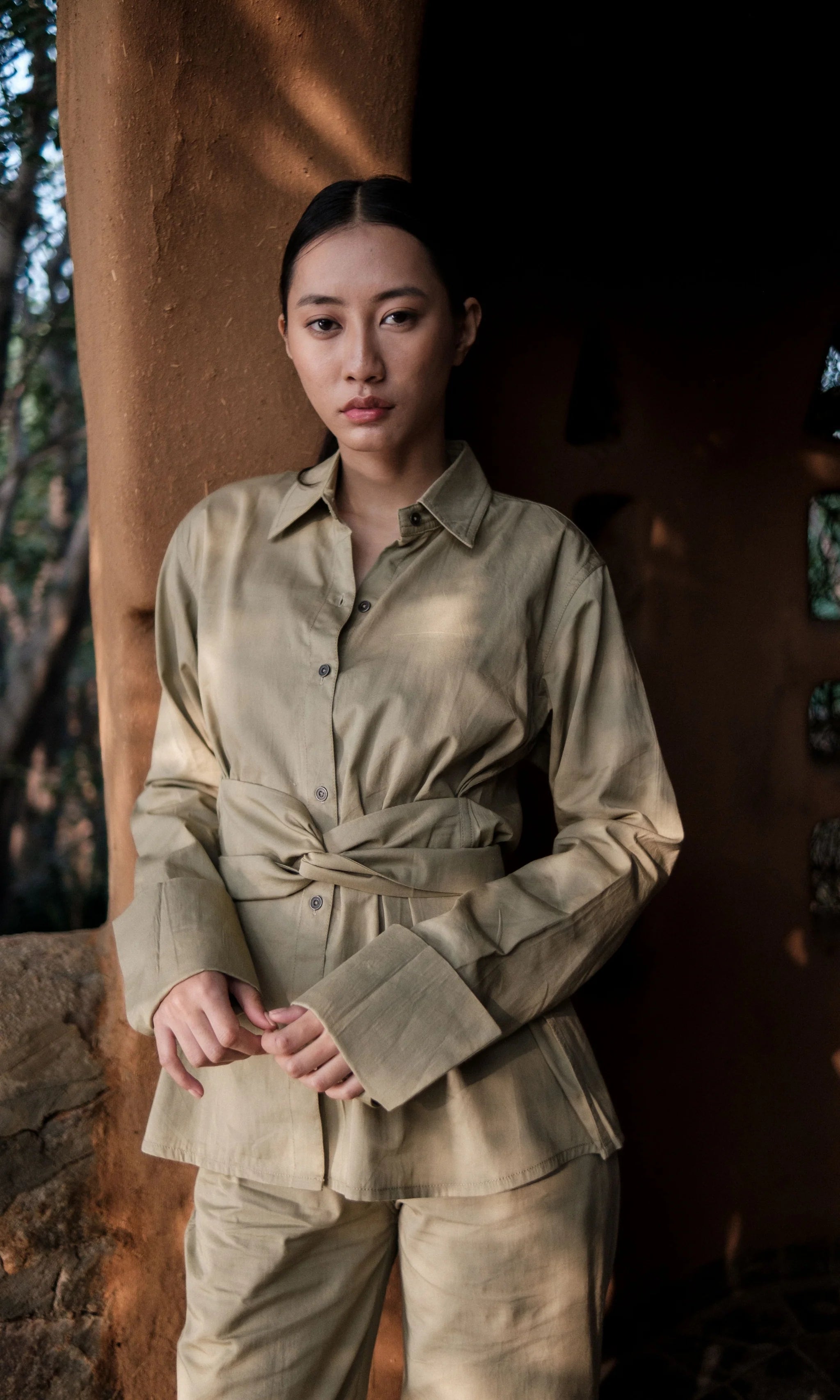 Nara Front Knot Shirt