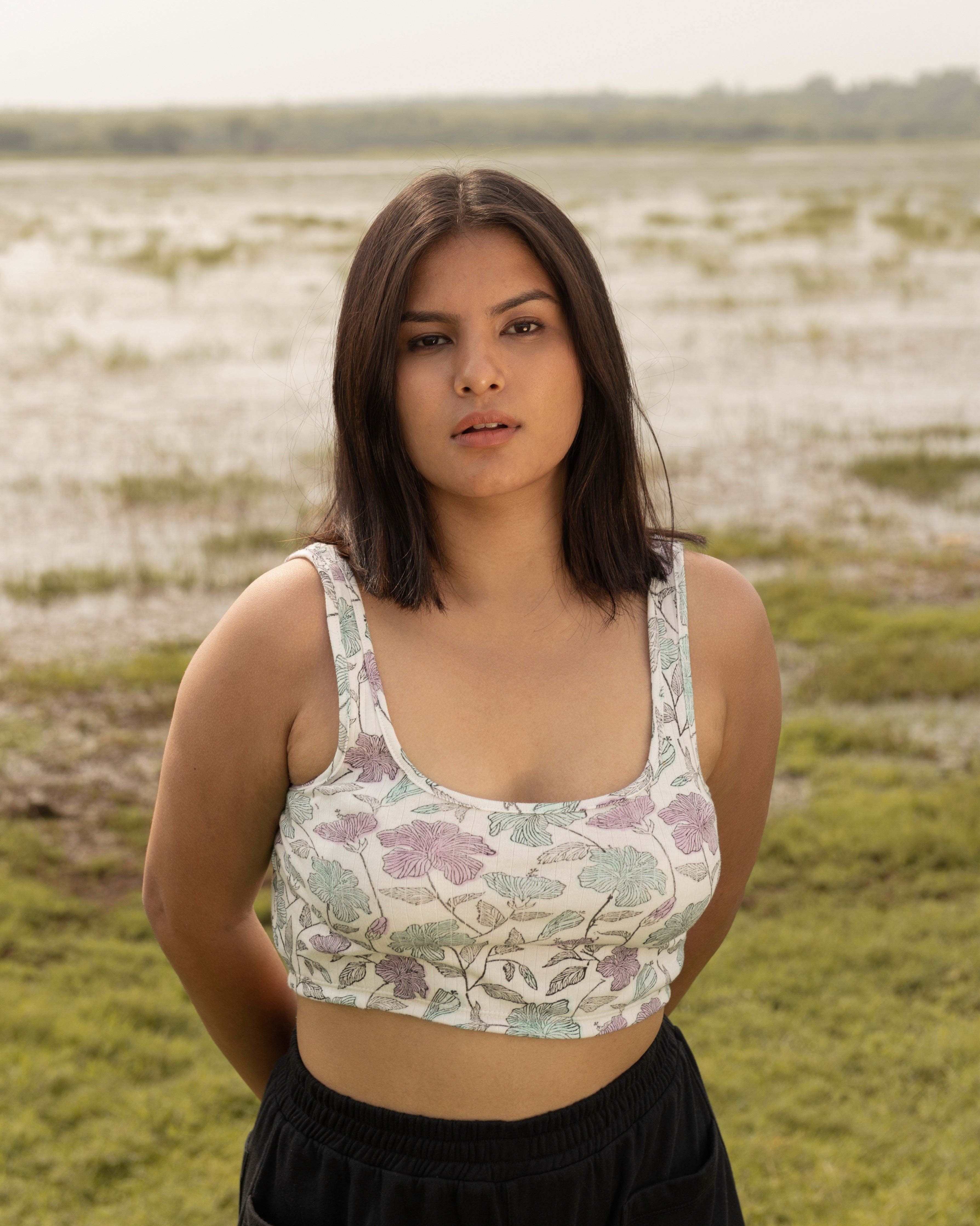 Roselle crop top